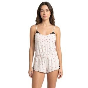 PINK Victoria's Secret XS One Piece Cotton Pajama Sleepwear Shorts Cherries Cute